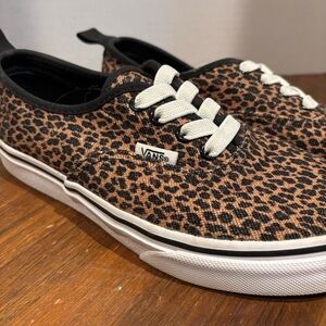 Vans Leopard Print Kids Sneakers